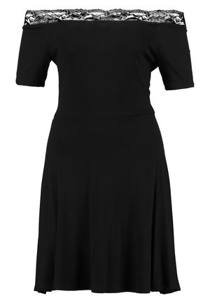 Žerzejové šaty - black