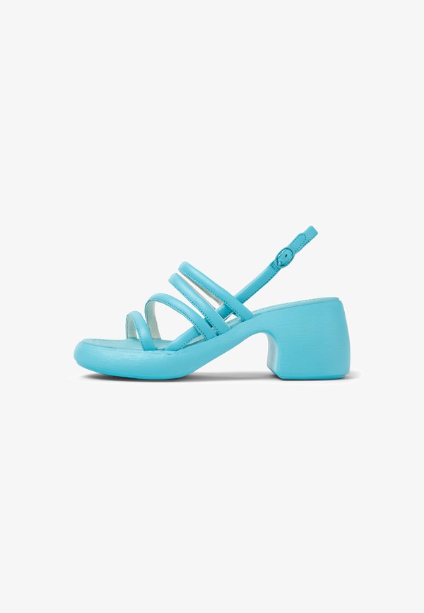 Platform sandals - türkisfarbenes
