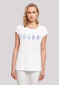 F4NT4STIC DISNEY FROZEN 2 SYMBOLS WITH EXTENDED SHOU - T-shirts med print - white