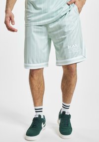 Karl Kani - Shorts - light mint white Miniatuurafbeelding 1