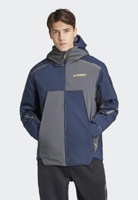 Adidas Terrex NATIONAL GEOGRAPHIC INSULATED REVERSABLE - Zimní bunda - grey six