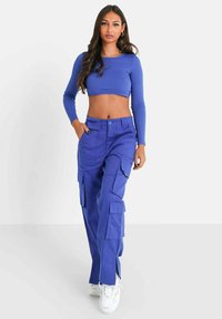 Sixth June MONOCHROM - Cargobroek - dark blue