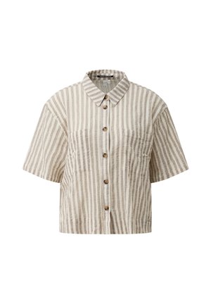 QS, BLUSE - Chemisier - dunkelbraun