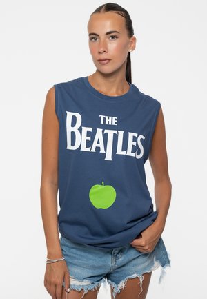 Paradiso Clothing THE BEATLES DROP T LOGO & APPLE MUSCLE - Top - blue