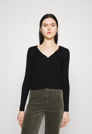 SILJA CARDIGAN - Kardigan - black