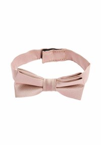 Papillon, rosa chiaro, realizzato in tessuto strutturato. Presenta un motivo a coste, cinturino regolabile e una fibbia per una chiusura sicura.