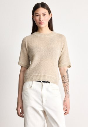 FANCER - Βασικό μπλουζάκι - light beige