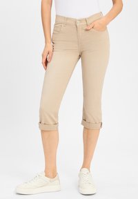 CICI TU TAPE - Denim shorts - beige