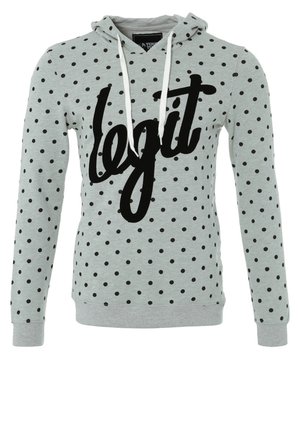 Hoodie - mottled light grey