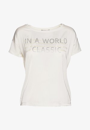 Print T-shirt - weiß