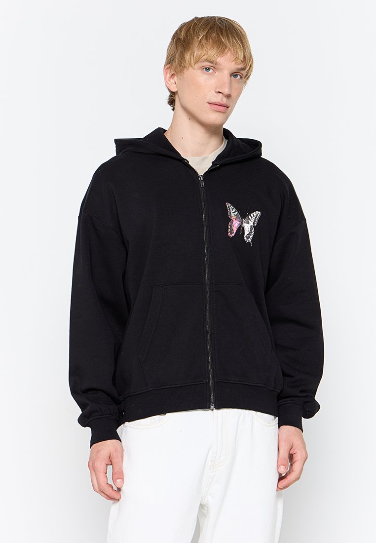 Only & Sons Felpa con zip nero