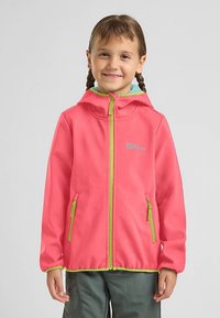 Jack Wolfskin FOURWINDS KIDS JACKET UNISEX - Softshelljacke - sunset coral