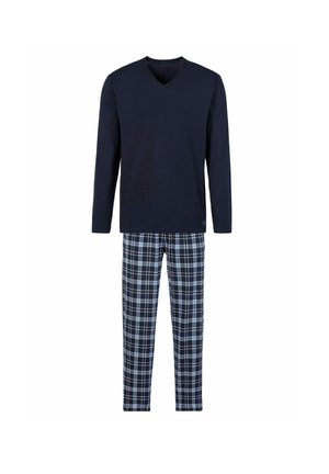 Pyjama set - marine-kariert