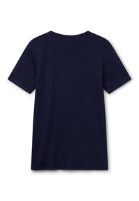 United Colors of Benetton WITH GLITTER PRINT LOGO - Triko s potiskem - blue