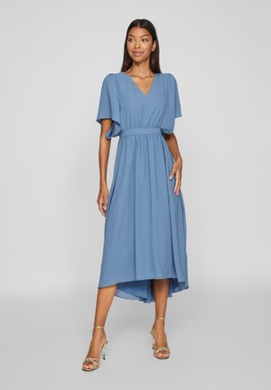 VIMIRAGE 2/4 V NECK ANKLE DRESS  - Occasion wear - coronet blue