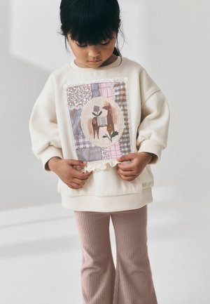 Next, SWEATSHIRT AND FLARE LEGGINGS SET - Sweatshirt - light pink horse