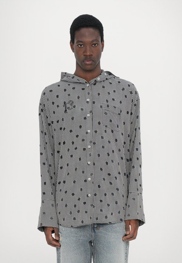 HOODED BUTTON UP UNISEX - Button-down blouse3