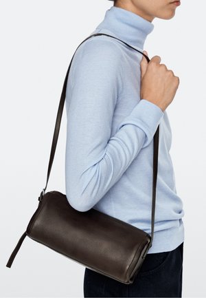 Massimo Dutti, Schoudertas - dark brown