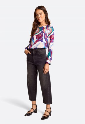 Rich & Royal MIT ABSTRAKTEM PRINT - Bluse - ruby red
