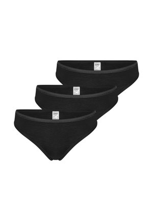 mey, MEY 3 PACK - Tanga - black