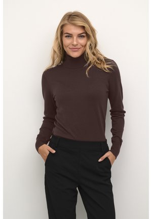 Kaffe ASTRID ROLL NECK- MIN - Jumper - java