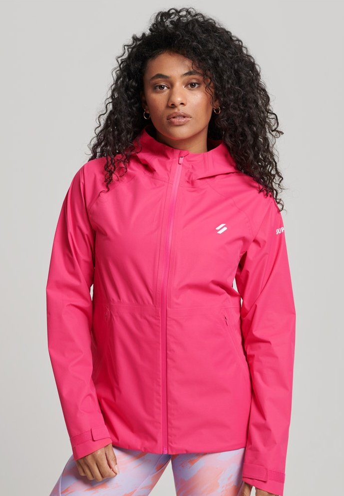 Superdry SPORT Waterproof jacket highland berry/pink Zalando.de