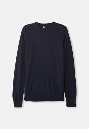 PULL - Strikkegenser - navy