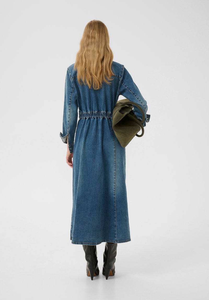 Robe Style Denim Closet Blu Taille 12 - Stretch, Coupe Bodycon, Pour Soirée Noël