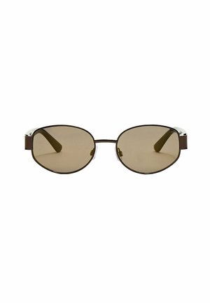 WITH TEMPLES - Lunettes de soleil - mottled brown