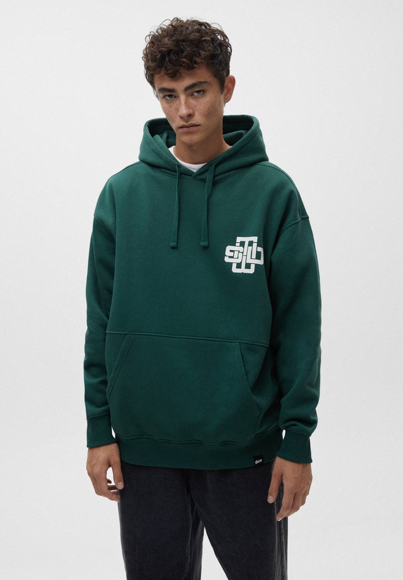 PULL&BEAR STWD - Hoodie - dark green - Zalando.ie