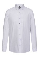 Chemise Homme Olymp Level 5 Body Fit - Taille 40 (15 3/4), Motif Carreaux, Occasion En Excellent état
