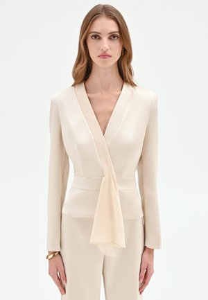 CHIARO CON DRAPPEGGIO IN  - Blazer - beige light