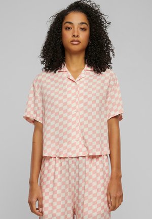 RESORT - Button-down blouse - lemonadepinkcheck