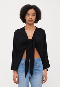 ONLY Petite - ONLCHIARA KNOT - Blouse - black Thumbnail Image 1