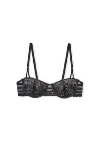AURA - Balconette bra - black