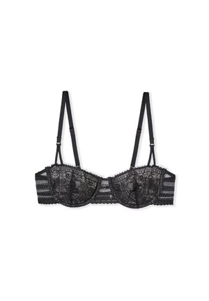 Etam AURA - Reggiseno a balconcino - black
