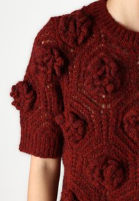 Vero Moda VMVANESSA HIGHNECK - Pullover - syrah