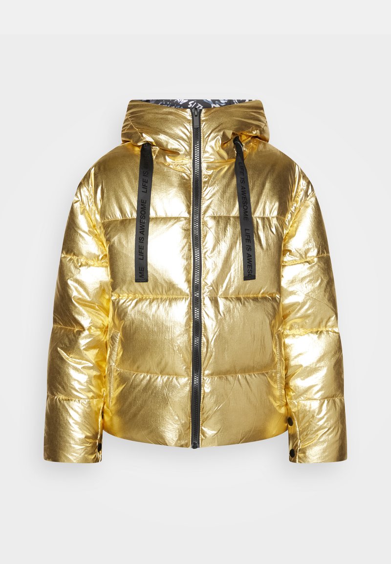 Desigual Winterjas geel Desigual Winterjas geel