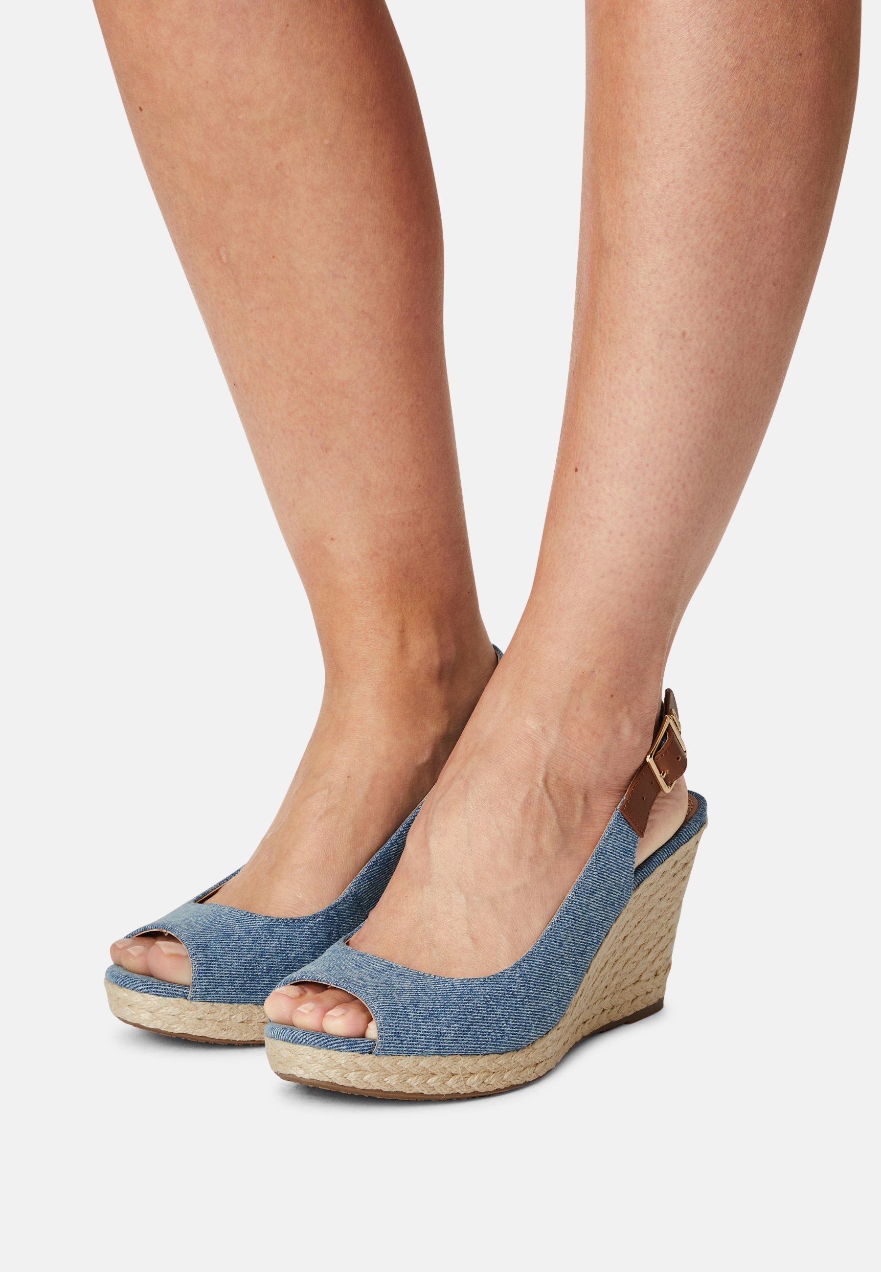 Dune London KOALA - Sandalen met sleehak - natural AqyNFGig