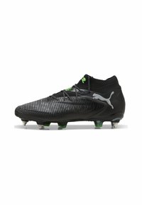 FUTURE 8 ULTIMATE MXSG - Pehme pinnase jalgpallisaapad - black cool light gray fluo green