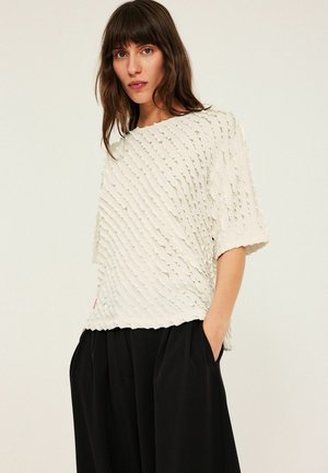 TEXTURED  - Bluse - off-white
