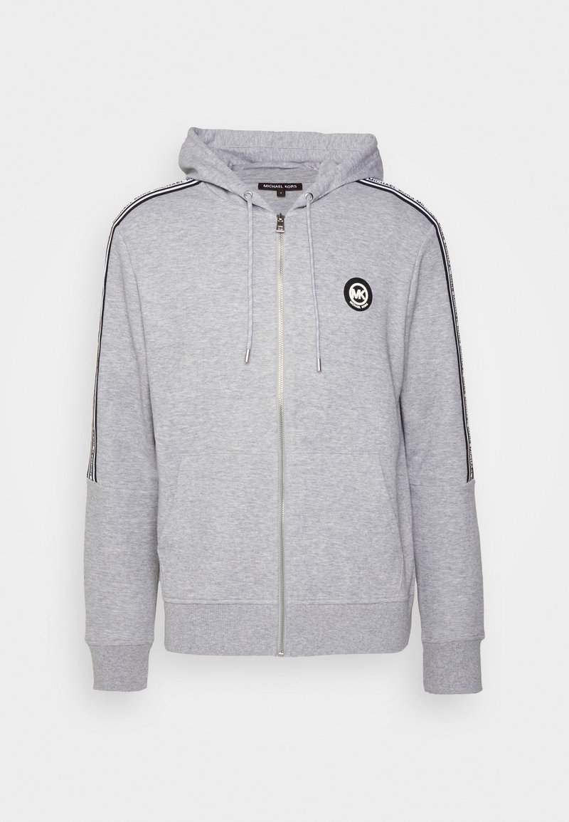 Michael Kors NEW EVERGREEN HOODIE - Zip-up sweatshirt - heather grey/grey -  Zalando.de