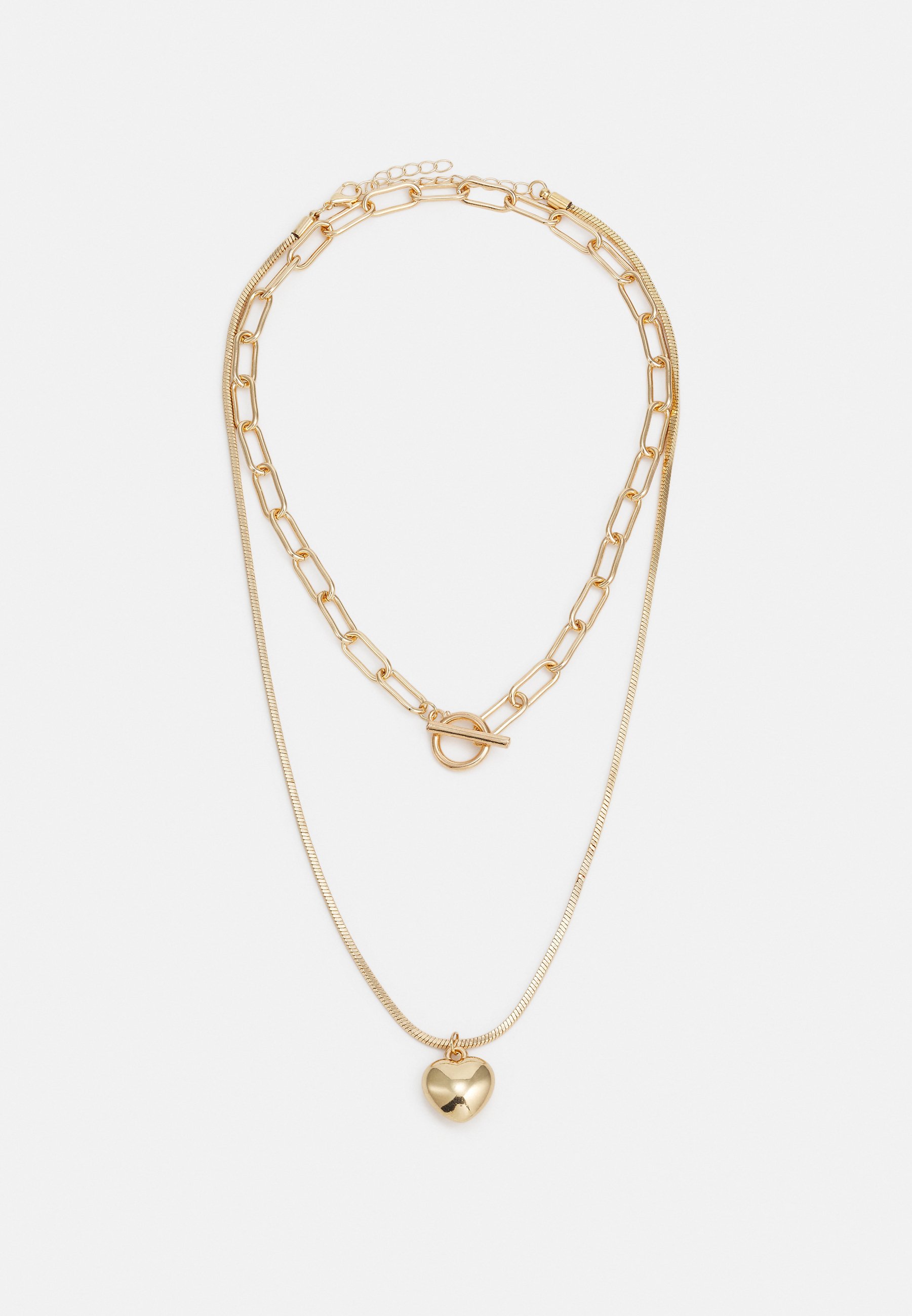 ONLY ONLHANNE HEART NECKLACE 2 PACK 