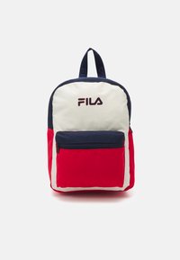 Fila - BURY SMALL EASY BACKPACK UNISEX - Reppu - medieval blue/antique white/true red Pienoiskuva 1