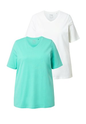 GRANDES TAILLES - T-shirts basic - jade green