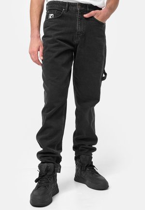 Karl Kani RETRO TAPERED WORKWEAR - Relaxed fit jeans - vintage black