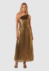 Forever New TAYLAH METALLIC ONE SHOULDER DRESS - Proginė apranga - gold