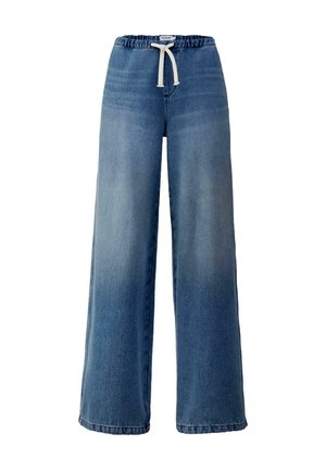hessnatur WIDE LEG - Jeans Relaxed Fit - dark blue