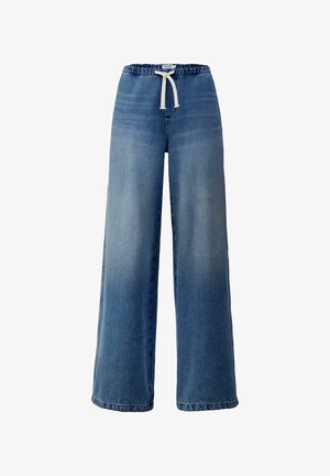 hessnatur WIDE LEG - Jeans Relaxed Fit - dark blue