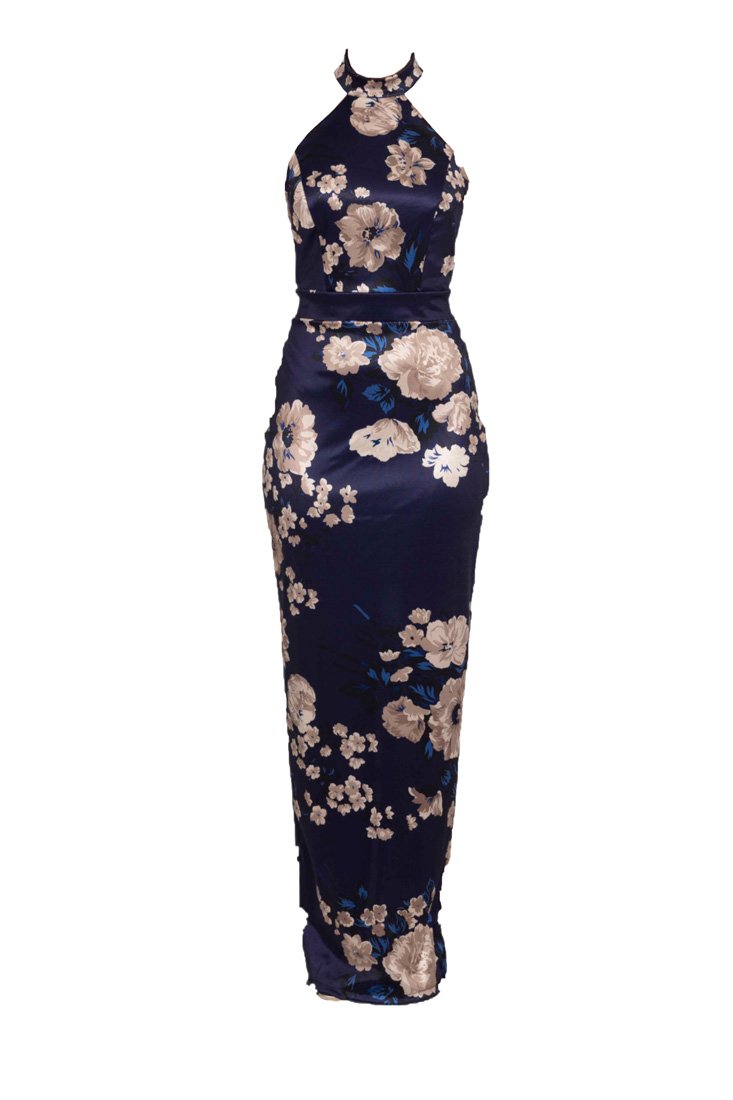 WAL G PETITE Cocktailjurk donkerblauw